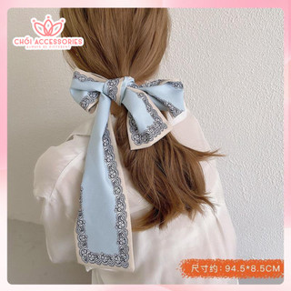 Tổng hợp Khăn lụa hoa thắt nơ, khăn tubarn buộc túi buộc tóc nhiều mẫu Chồi accessories Z26