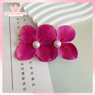 Cặp tóc mái, kẹp tóc hoa đôi Chồi accessories nhiều mẫu phong cách nữ tính K455