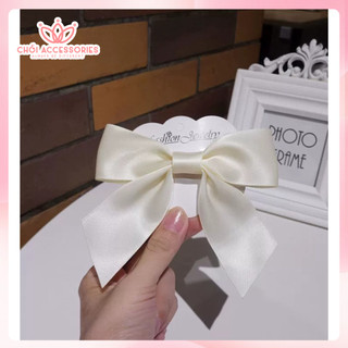 Kẹp tóc nơ ruy băng tiểu thư kẹp tóc Chồi accessories nữ tính thời trang kiểu Hàn Quốc - Y008