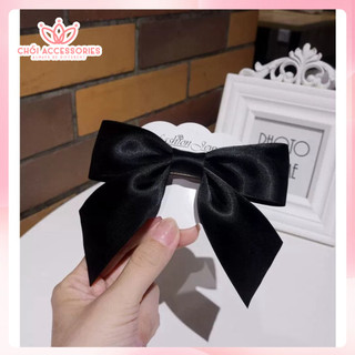 Kẹp tóc nơ ruy băng tiểu thư kẹp tóc Chồi accessories nữ tính thời trang kiểu Hàn Quốc - Y008