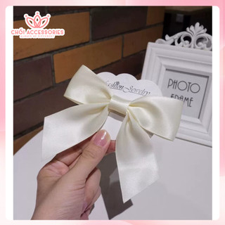 Kẹp tóc nơ ruy băng tiểu thư kẹp tóc Chồi accessories nữ tính thời trang kiểu Hàn Quốc - Y008