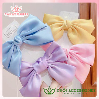 Cặp tóc nữ tính cặp tóc nơ thời trang tone màu nhẹ nhàng đáng yêu Chồi accessories - Y087