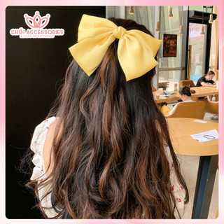 Cặp tóc nữ tính cặp tóc nơ thời trang tone màu nhẹ nhàng đáng yêu Chồi accessories - Y087