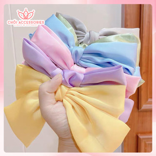 Cặp tóc nữ tính cặp tóc nơ thời trang tone màu nhẹ nhàng đáng yêu Chồi accessories - Y087
