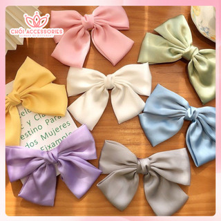 Cặp tóc nữ tính cặp tóc nơ thời trang tone màu nhẹ nhàng đáng yêu Chồi accessories - Y087