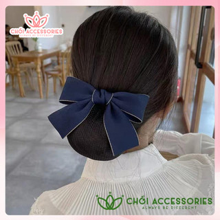 Cặp tóc công sở, tiếp viên hàng không có chụp lưới mỏng Chồi accessories gọn gàng nhẹ nhàng - Y096