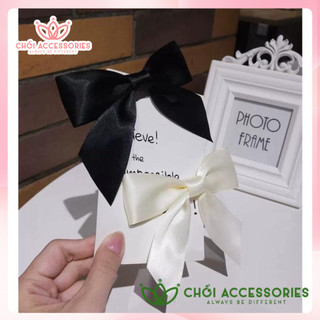 Cặp tóc, kẹp tóc nơ ruy băng thời trang Hàn Quốc Chồi accessories - Y008