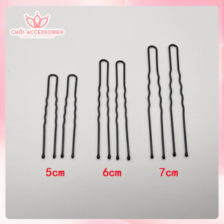 SET 10C Ghim tăm chữ U nhiều kích thước tạo nhiều phong cách Chồi accessories K352