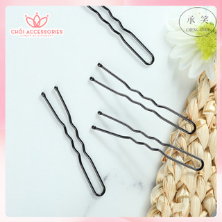 SET 10C Ghim tăm chữ U nhiều kích thước tạo nhiều phong cách Chồi accessories K352