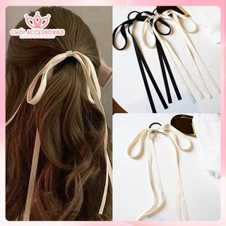 Buộc tóc nơ rủ dài, buộc tóc nơ nữ tính tiểu thư cho các nàng nhiều màu sắc Chồi accessories - Y265