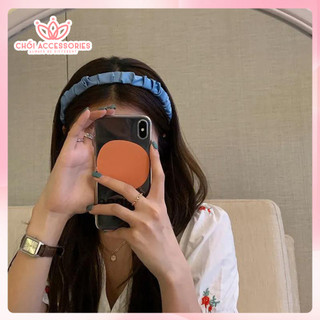 Bờm tóc vải, băng đô lụa satin nhún cho bé gái Chồi accessories phong cách Hàn Quốc - Y011
