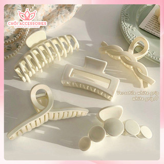 Tổng hợp các mẫu cặp tóc tone màu trắng thanh lịch nhẹ nhàng Chồi accessories