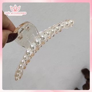 Tổng hợp các mẫu cặp tóc tone màu trắng thanh lịch nhẹ nhàng Chồi accessories