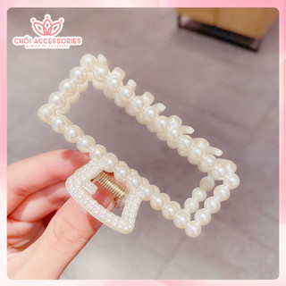 Tổng hợp các mẫu cặp tóc tone màu trắng thanh lịch nhẹ nhàng Chồi accessories