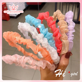 Bờm tóc nữ, băng đô voan nhiều màu Chồi accessories phong cách Hàn Quốc - Y012