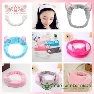 Băng đô cài tóc mèo 3D CHỒI nhiều màu bờm rửa mặt cute Chồi accessories phong cách hàn quốc K163