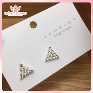Khuyên tai bông tai đá sáng lấp lánh kiểu nụ nhỏ đính đá nhiều màu Chồi accessories M03 P2