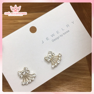 Khuyên tai bông tai đá sáng lấp lánh kiểu nụ nhỏ đính đá nhiều màu Chồi accessories M03 P2
