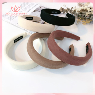 Bờm tóc nhung Chồi accessories, băng đô nhung dày cao cấp thời trang cho nữ - K366