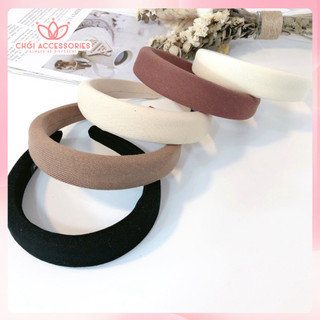 Bờm tóc nhung Chồi accessories, băng đô nhung dày cao cấp thời trang cho nữ - K366