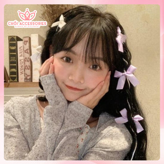 Set 5 kẹp tóc nơ kẹp tóc nữ đáng yêu Chồi accessories phong cách thời trang Hàn Quốc - K318