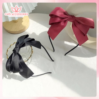 Bờm tóc nơ ruy băng nhiều lớp nữ tính tiểu thư Hàn Quốc Chồi accessories - Y060