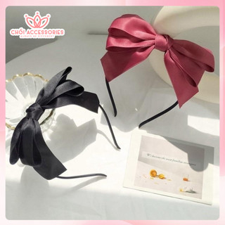 Bờm tóc nơ ruy băng nhiều lớp nữ tính tiểu thư Hàn Quốc Chồi accessories - Y060