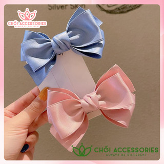 Kẹp tóc nơ lớn kẹp tóc nữ tính đáng yêu Chồi accessories phong cách Hàn Quốc - Y101