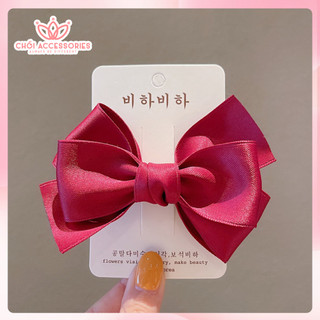 Kẹp tóc nơ lớn kẹp tóc nữ tính đáng yêu Chồi accessories phong cách Hàn Quốc - Y101