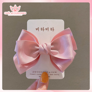Kẹp tóc nơ lớn kẹp tóc nữ tính đáng yêu Chồi accessories phong cách Hàn Quốc - Y101