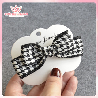 Cặp tóc, kẹp tóc nơ kẹp tóc caro nhiều mẫu Chồi accessories phong cách Hàn Quốc - Y100