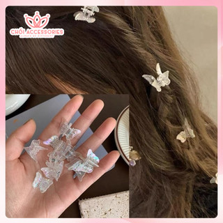 SET 2 Kẹp Tóc Mái Trong Suốt Hình Xinh Xắn Chồi accessories Phong Cách Hàn Quốc K186