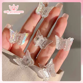 SET 2 Kẹp Tóc Mái Trong Suốt Hình Xinh Xắn Chồi accessories Phong Cách Hàn Quốc K186