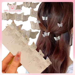 SET 2 Kẹp Tóc Mái Trong Suốt Hình Xinh Xắn Chồi accessories Phong Cách Hàn Quốc K186