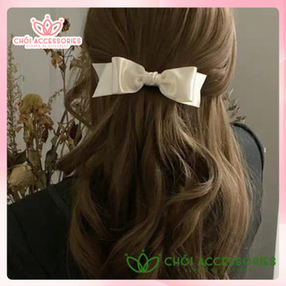 Kẹp tóc nơ nhiều màu hai tầng thời trang thanh lịch Chồi accessories Y195
