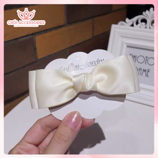 Kẹp tóc nơ nhiều màu hai tầng thời trang thanh lịch Chồi accessories Y195