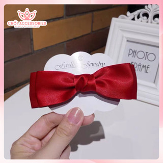 Kẹp tóc nơ nhiều màu hai tầng thời trang thanh lịch Chồi accessories Y195