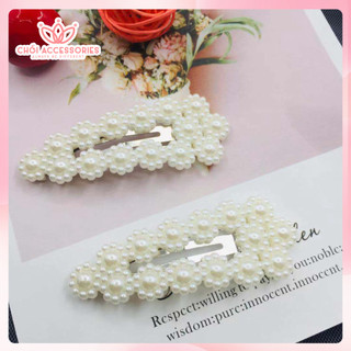Kẹp tóc hạt trai nhân tọc Chồi accessories, kẹp tóc nữ tính sang chảnh đáng yêu - K115