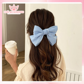 Cặp tóc nơ ánh nhũ sáng lấp lánh Chồi accessories, kẹp tóc nữ xinh xắn Hàn Quốc - Y032
