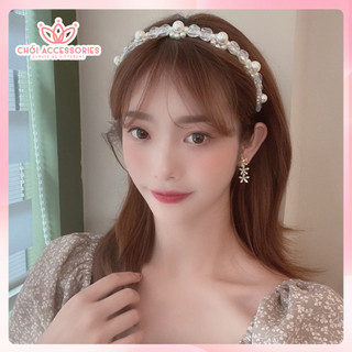 Bờm tóc đá sáng đính đá lớn thanh lịch tiểu thư Chồi accessories - K339