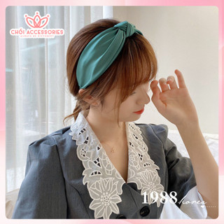 Bờm tóc nơ lụa thanh lịch bờm tóc nữ thời trang Hàn Quốc Chồi accessories - Y123