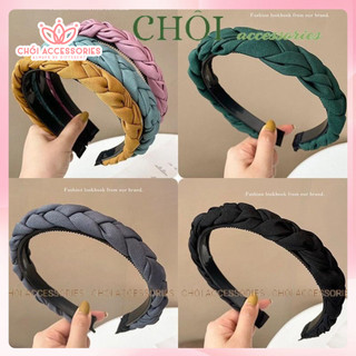 Bờm tết vải dáng mảnh thanh lịch nhẹ nhàng dễ phối đồ có răng cưa Y227