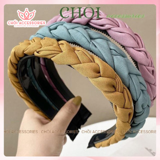 Bờm tết vải dáng mảnh thanh lịch nhẹ nhàng dễ phối đồ có răng cưa Y227