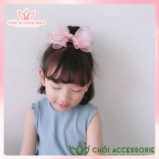 Kẹp tóc nữ Chồi accessories, kẹp tóc cho bé gái bèo phồng nhiều lớp dễ thương - Y164