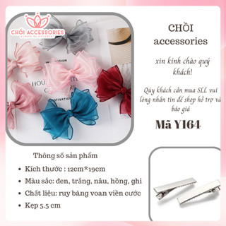 Kẹp tóc nữ Chồi accessories, kẹp tóc cho bé gái bèo phồng nhiều lớp dễ thương - Y164