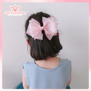 Kẹp tóc nữ Chồi accessories, kẹp tóc cho bé gái bèo phồng nhiều lớp dễ thương - Y164