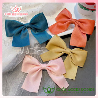 Kẹp tóc nơ nữ tính bản lớn Chồi accessories đáng yêu nữ tính cho bé gái  - Y050