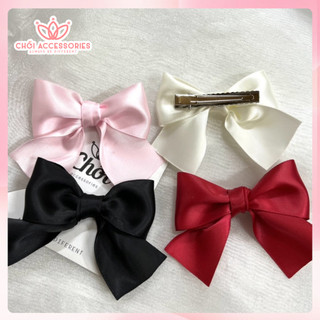 Kẹp tóc nơ nữ tính bản lớn Chồi accessories đáng yêu nữ tính cho bé gái  - Y050