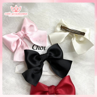 Kẹp tóc nơ nữ tính bản lớn Chồi accessories đáng yêu nữ tính cho bé gái  - Y050
