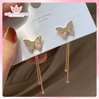 Khuyên tai nữ chốt bạc Chồi accessories, bông tai cho bạn gái nhiều hình lựa chọn F59